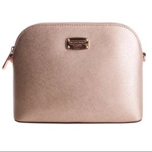 Rose gold Michael Kors cindy bag